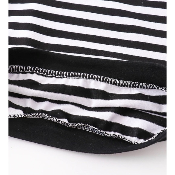 NEW - Black & Grey Stripe Boy Lightweight Sweater Shirt - Picture 4 of 6